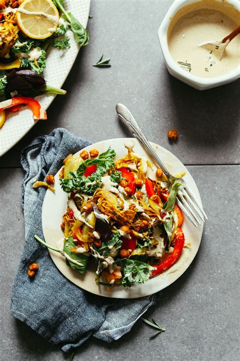 curry-roasted-fennel-salad-with-rosemary-tahini image