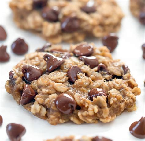 4-ingredient-flourless-healthy-oatmeal-cookies image