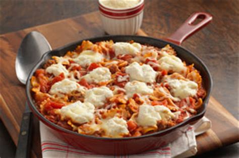 bow-tie-lasagna-skillet-my-food-and-family image