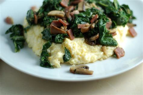 creamy-polenta-with-kale-and-mushrooms-the image
