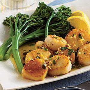 scallops-with-lemon-and-capers-womans-day image