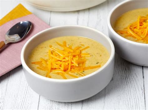 the-best-broccoli-cheddar-soup-recipe-food-network image