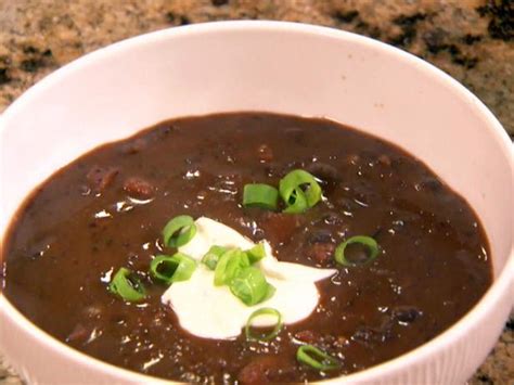 spicy-black-bean-soup-recipe-the-neelys-food-network image