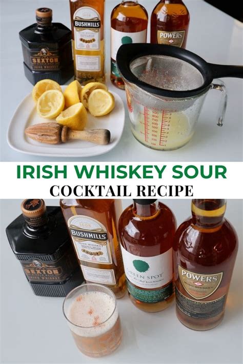 irish-whiskey-sour-cocktail-drink image