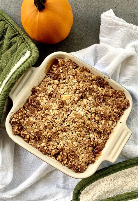 apple-crisp-made-with-honey-thesuperhealthyfood image