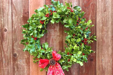 how-to-make-a-holly-wreath-ehow image