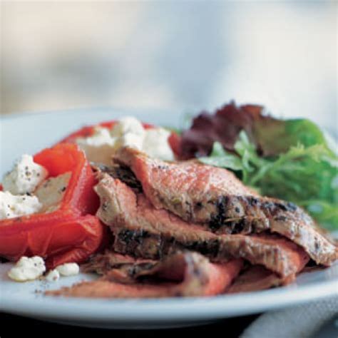 herbed-flank-steak-with-tomatoes-williams-sonoma image