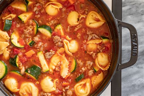 hearty-sausage-and-tortellini-soup-recipe-the-spruce-eats image