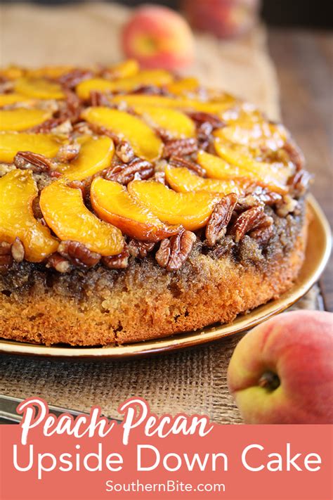 peach-pecan-upside-down-cake-southern-bite image