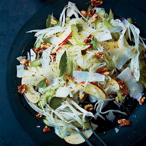 celery-fennel-and-apple-salad-with-pecorino-and-walnuts-food image