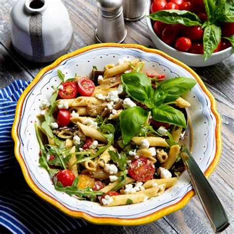 grilled-veggie-pasta-salad-with-pesto-dressing-italian image