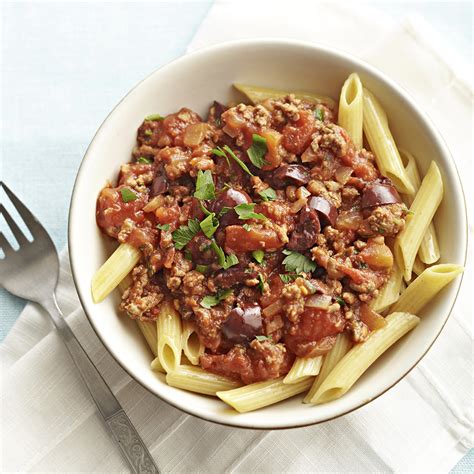 pasta-puttanesca-with-beef-recipe-eatingwell image