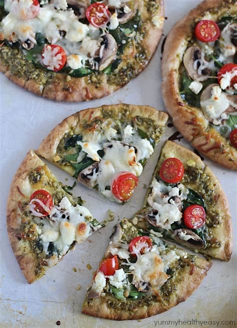 easy-pesto-pita-bread-pizzas-yummy-healthy-easy image