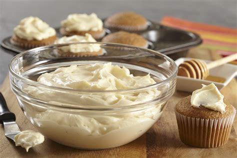 honey-cream-cheese-frosting-my-food-and-family image