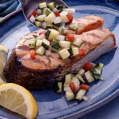 grilled-salmon-with-zucchini-relish-recipe-land-olakes image