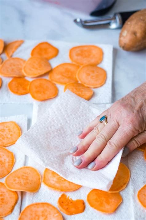 air-fryer-sweet-potato-chips-life-love-and-good-food image