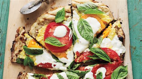 grilled-pizza-with-cheesy-corn-fresh-tomatoes-and-basil image