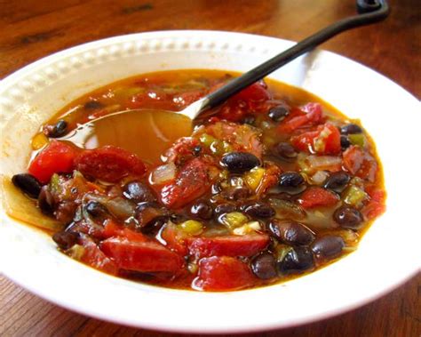 black-bean-and-smoked-sausage-soup image