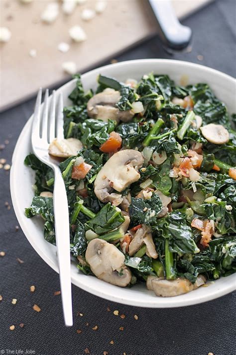 sauted-kale-with-mushrooms-and-tomatoes-an-easy image