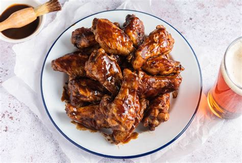 broiled-chicken-wings-with-barbecue-sauce-the-spruce image