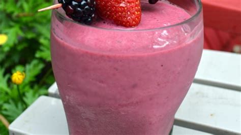 raspberry-blackberry-smoothie-recipe-allrecipes image