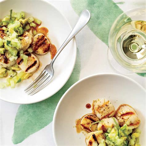 grilled-scallops-with-honeydew-avocado image