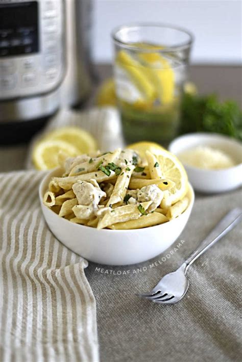 instant-pot-lemon-chicken-pasta-meatloaf-and image