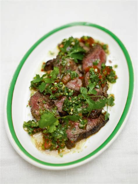 steak-salsa-verde-beef-recipes-jamie-oliver image