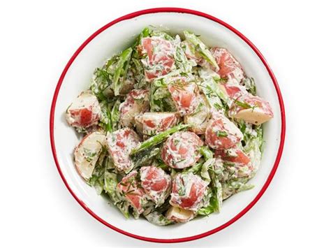horseradish-dill-potato-salad-recipe-food-network image