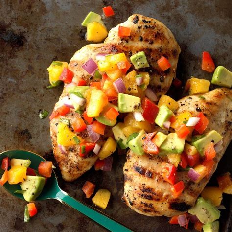 chicken-with-peach-avocado-salsa-recipe-how-to-make image