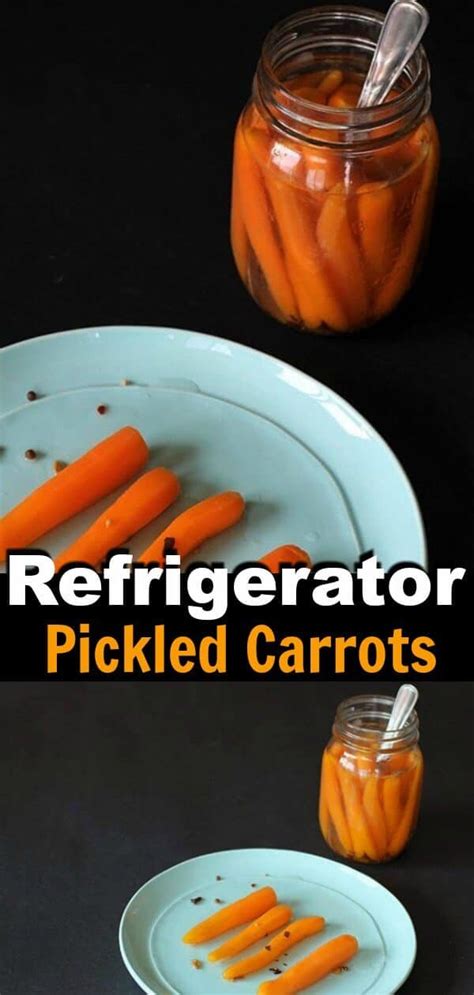 simple-refrigerator-sweet-pickled-carrots-the-kitchen image