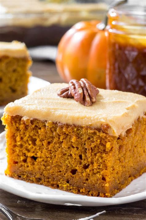 pumpkin-cake-with-caramel-cream-cheese image