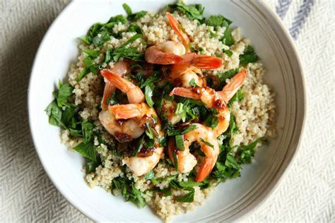 best-balsamic-glazed-shrimp-with-quinoa image