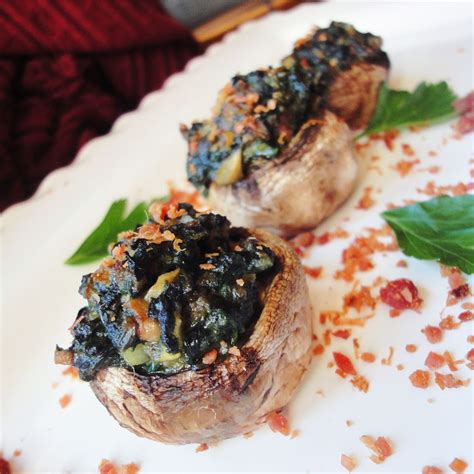 stuffed-mushrooms-with-spinach-allrecipes image