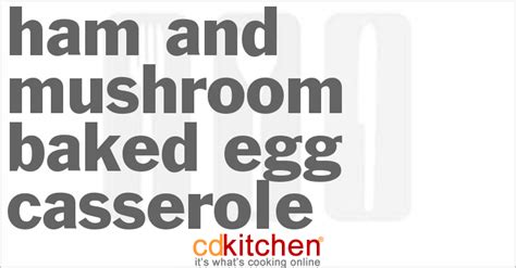ham-and-mushroom-baked-egg-casserole image