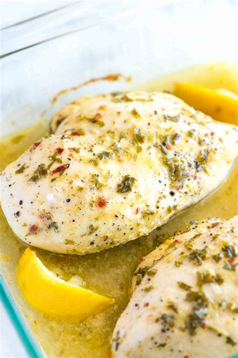 easy-lemon-garlic-baked-chicken-breast-inspired-taste image