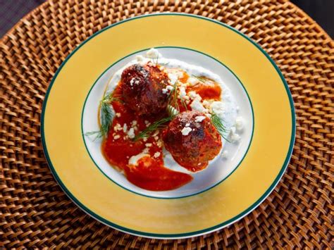 lamb-merguez-meatballs-with-spicy-tomato-sauce image