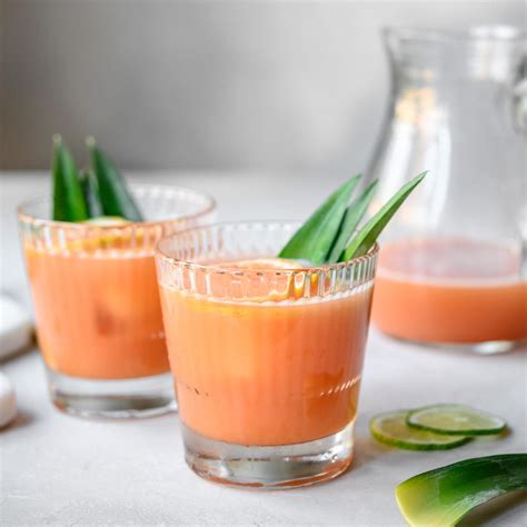 guava-cocktail-with-pineapple-rum-crowded-kitchen image