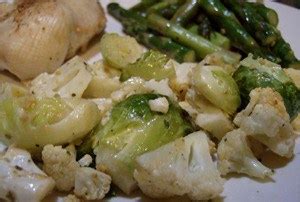 easy-roasted-cauliflower-and-brussels-sprouts image