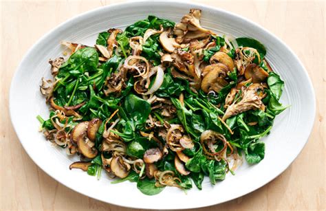sheet-pan-roasted-mushrooms-and-spinach image