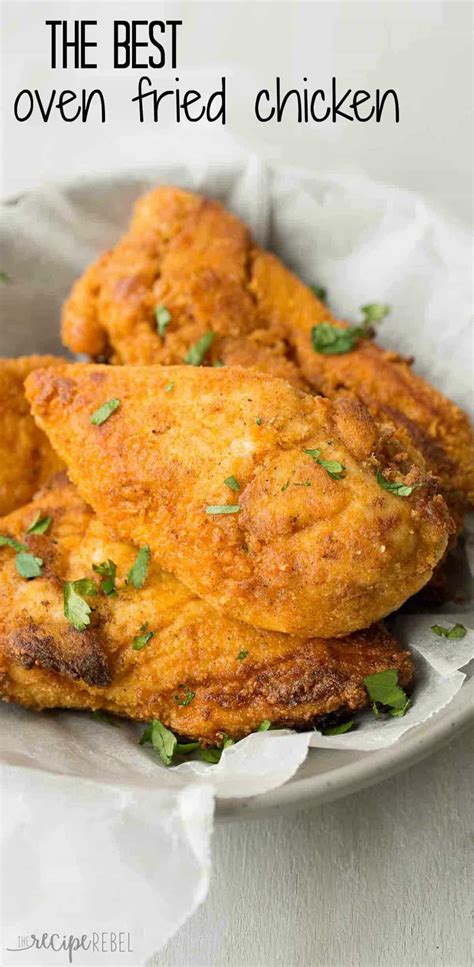the-best-oven-fried-chicken-the-recipe-rebel image
