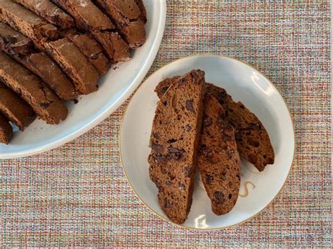 double-chocolate-holiday-biscotti-food-network image