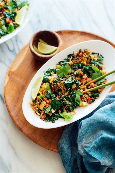 spicy-kale-and-coconut-fried-rice-cookie-and-kate image