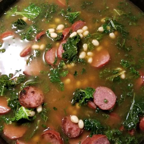 big-rays-white-bean-kale-and-kielbasa-soup-allrecipes image