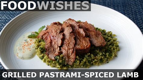 grilled-pastrami-spiced-lamb-food-wishes image