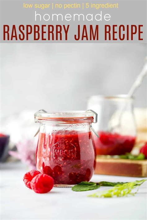 homemade-raspberry-jam-recipe-without-pectin-joyful image
