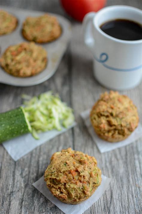 zucchini-carrot-apple-muffins-healthy image