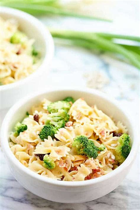 broccoli-pasta-salad-10-minute-summer-side-dish image