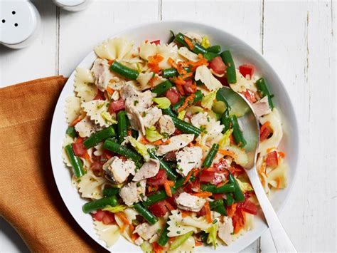 summery-herbed-tuna-pasta-salad-recipe-food-network image