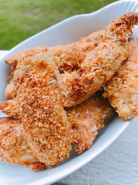 air-fryer-cornflake-crusted-chicken-tenders-allrecipes image